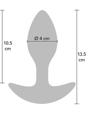 Hidden Desire: Extreme, Weighted Anal Plug, 360 g