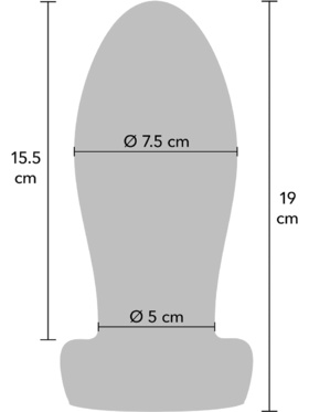 Hidden Desire: Extreme, Heavy Anal Stretcher Plug XL