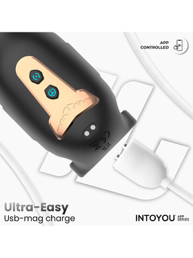 IntoYou: Zonte, Rotating Cap Vibrating Masturbator with App