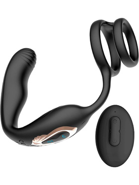 IntoYou: Bruce, Prostate Massager 360 with Double Cockring