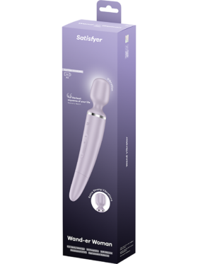 Satisfyer: Wand-er Woman, Battery Powered Wand Vibrator, lila